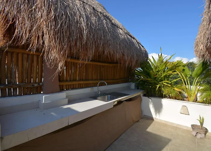 Peaceful Penthouse With Private Rooftop In Gated Community Tulum