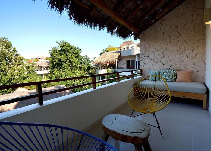 Peaceful Penthouse With Private Rooftop In Gated Community Apartamento Tulum